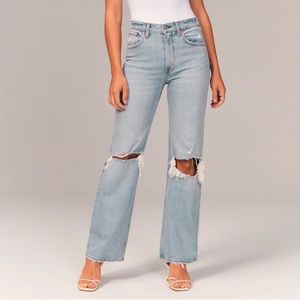 abercrombie & fitch 90’s relaxed Jean High Rise